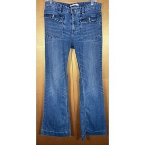 Free People front pocket flare leg jeans size 28